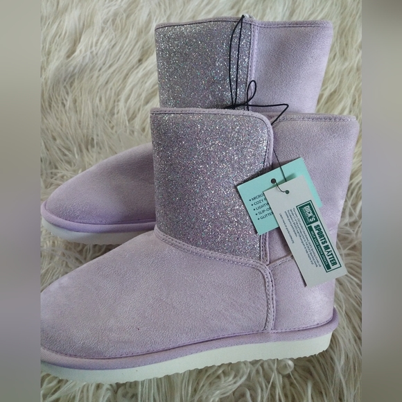 Dick's Sports New Girls Glitter Slip On Boots - Picture 10 of 12
